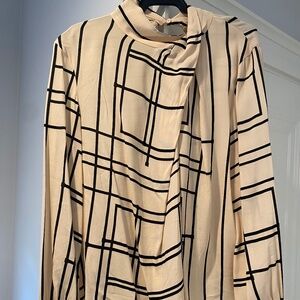 Mango Geometrical Orint Blouse